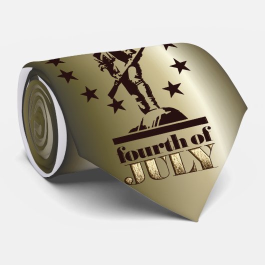 Minuteman am 4. Juli 1776 Krawatte (Gerollt)