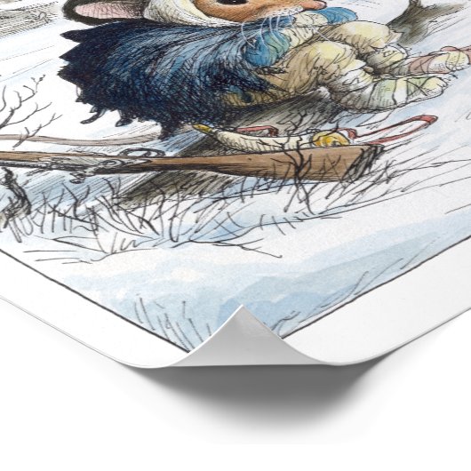 Minuteman bei Valley Forge Print by Wallace Tripp Poster (Ecke)