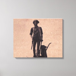 Minuteman Leinwanddruck