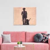 Minuteman Leinwanddruck (Insitu (Wohnzimmer))