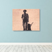 Minuteman Leinwanddruck (Insitu (Holzboden))
