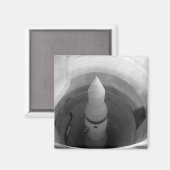 Minuteman Missile Magnet (Vorderseite/Rückseite)