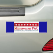Minuteman PAC Autoaufkleber (Auf Auto)