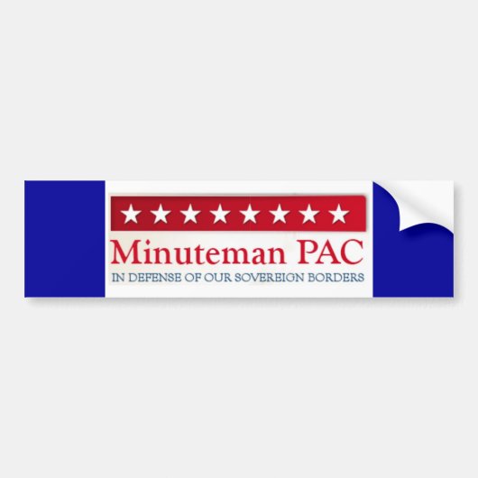 Minuteman PAC Autoaufkleber (Vorne)