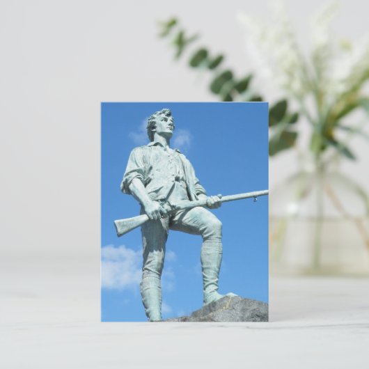 Minuteman Postkarte (Stehend Vorderseite)