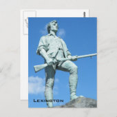 Minuteman Postkarte (Vorne/Hinten)