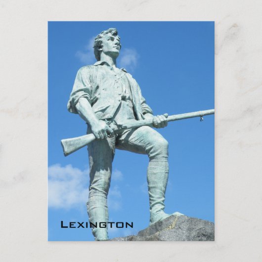 Minuteman Postkarte (Vorderseite)