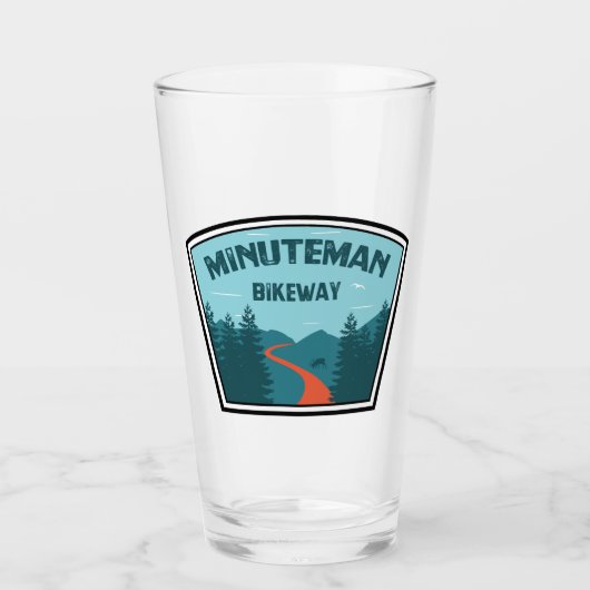 Minuteman-Radweg Boston Massachusetts Glas (Vorderseite)