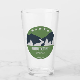 Minuteman-Radweg Boston Massachusetts Glas