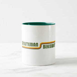 Minuteman-Radweg Boston Massachusetts Zweifarbige Tasse
