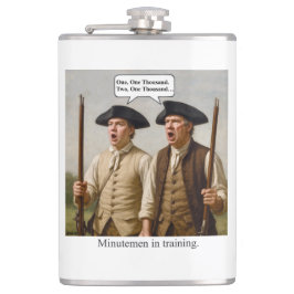 Minutemen in Ausbildung. Flachmann