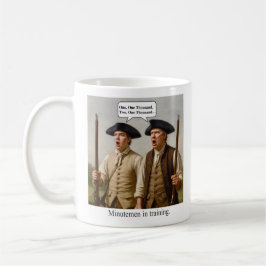 Minutemen in Ausbildung. Kaffeetasse