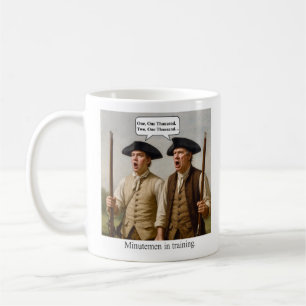 Minutemen in Ausbildung. Kaffeetasse