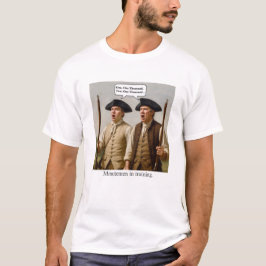 Minutemen in der Ausbildung. T-Shirt