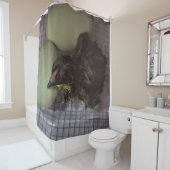 Minuten alt duschvorhang (Beispiel)