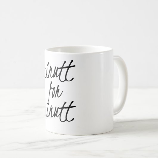 Minutt für minutt kaffeetasse (VorderseiteRechts)