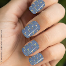 Minx Nails - Blauer Schmetterling von Poet Adiela
