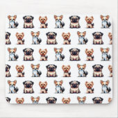 Minydogs pixelart Mousepad (Vorne)
