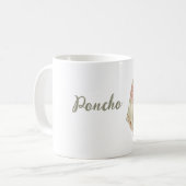 Minz Avocado Rosa Poncho Kaffeetasse (Vorderseite Links)