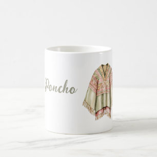 Minz Avocado Rosa Poncho Kaffeetasse