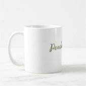 Minz Avocado Rosa Poncho Kaffeetasse (Links)