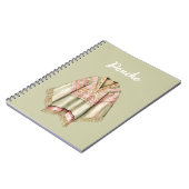 Minz Avocado Rosa Poncho Notizblock (Linke Seite)