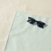 Minz-Farbblock Personalisiert Strandtuch (Beispiel)