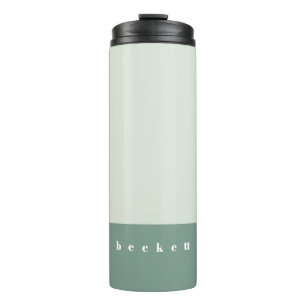 Minz-Farbblock Thermosbecher