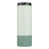 Minz-Farbblock Thermosbecher (Rückseite)