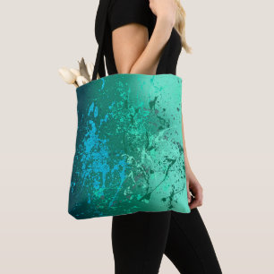 Minz-Flurry-Abstrakt-Spatter-Kunst Tasche
