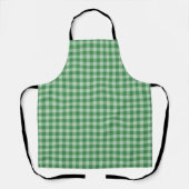 Minz-Gingham-Streifen Schürze (Vorderseite)