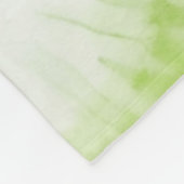 Minz-Kalkgrün Tie Dye Fleecedecke (Ecke)