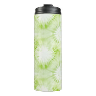 Minz-Kalkgrün Tie Dye Thermosbecher