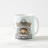 Minz Kamin Warme Wünsche Kaffeetasse (VorderseiteRechts)