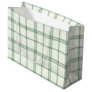 Minz-Kariert Große Geschenktüte
