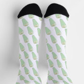 Minz-Milchshake Socken (Oben)