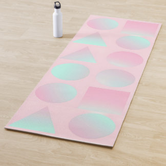 Minz-Rosa-Abstrakt-Trendy-Kollektion Yogamatte