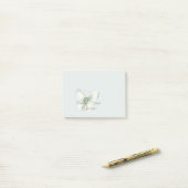 Minz-Schmetterling Freude Post-it Klebezettel (Auf Schreibtisch)