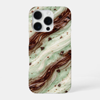 Minz-Schokoladen-Chip-Milchshake-Marmor-Design iPhone 16 Pro Hülle