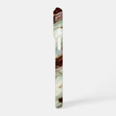 Minz-Schokoladen-Chip-Milchshake-Marmor-Design iPhone Hülle (Linke Seite)