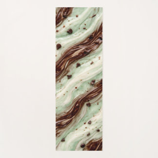 Minz-Schokoladen-Chip-Milchshake-Marmor-Design Yogamatte