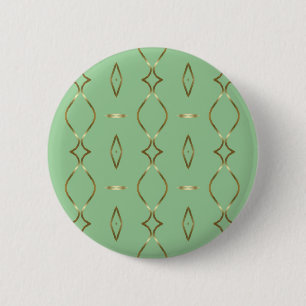 Minz- und Goldmuster Button