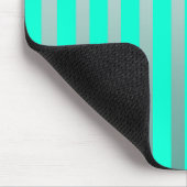 Minz- und Silberstreifen Mousepad (Ecke)