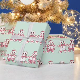 Minz-Weihnachtsplätzchen-Verpackungspapier  Geschenkpapier