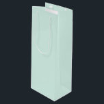 Minz Wolke Geschenktüte Für Weinflaschen<br><div class="desc">🌿 Minzwolke</div>