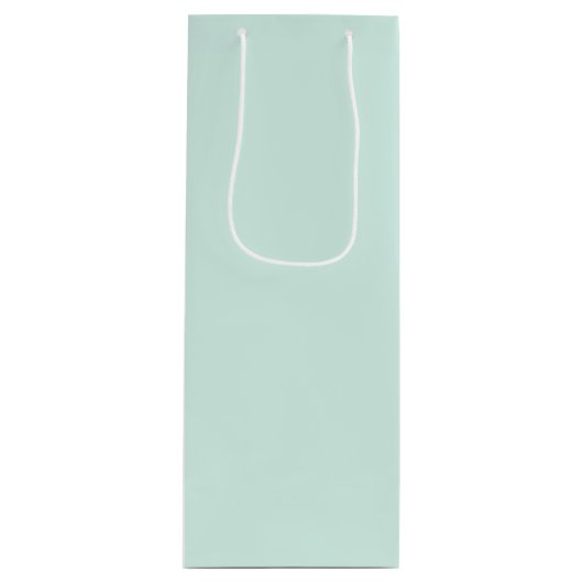 Minz-Wolke Geschenktüte Für Weinflaschen (Vorderseite)