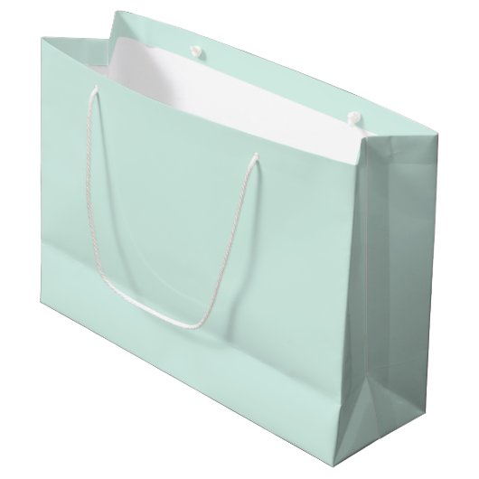 Minz-Wolke Große Geschenktüte (Vorderseite Schrägansicht)