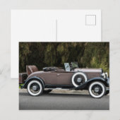 Minzalter Wagen Postkarte (Vorne/Hinten)