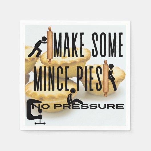 Minzbacken herstellen - KEIN DRUCK Serviette (Vorderseite)