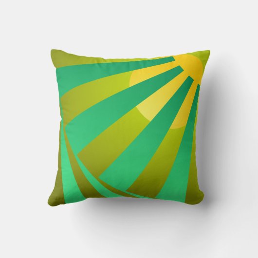 Minzblätter über Honigmelonen schwimmen in Chartre Kissen (Rückseite)